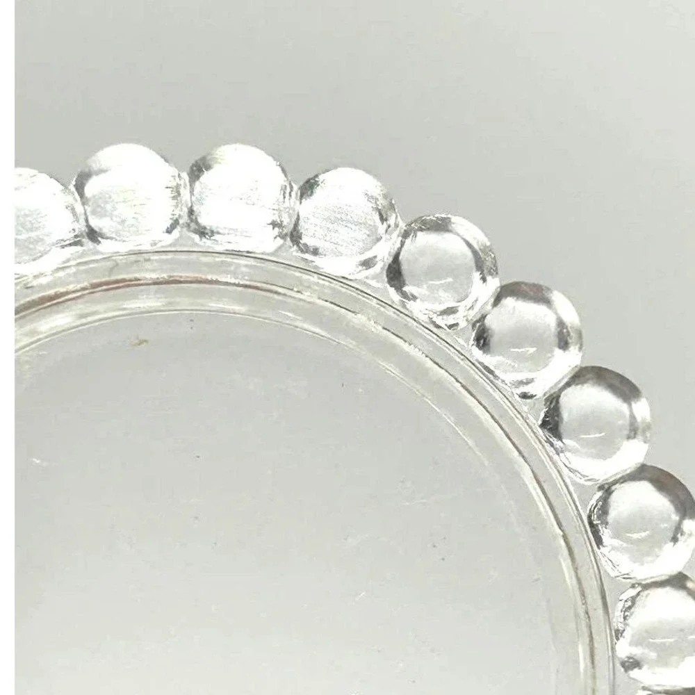 Vintage Clear Lucite MCM Baby Ring Presentation Box